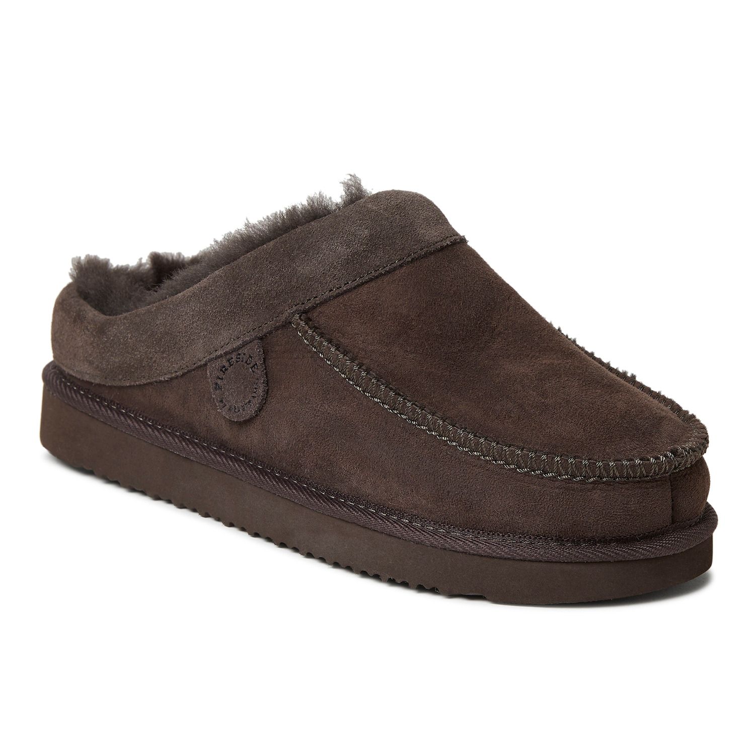 shearling clog slippers