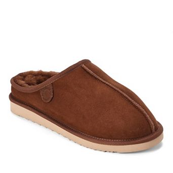 Men's Fireside by Dearfoams Grafton Genuine Shearling Clog Slippers