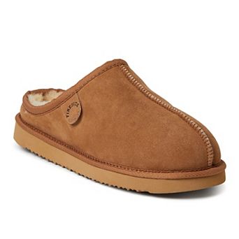 Men's Fireside by Dearfoams Grafton Genuine Shearling Clog Slippers