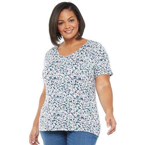 Plus Size Apt. 9® Essential V-Neck Tee