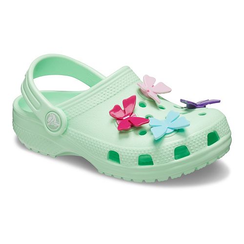 Crocs Classic Butterfly Charm Preschool Girls' Clogs