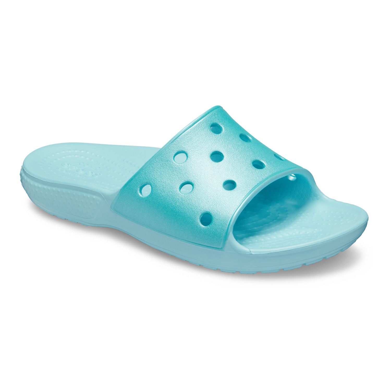 kids teal crocs