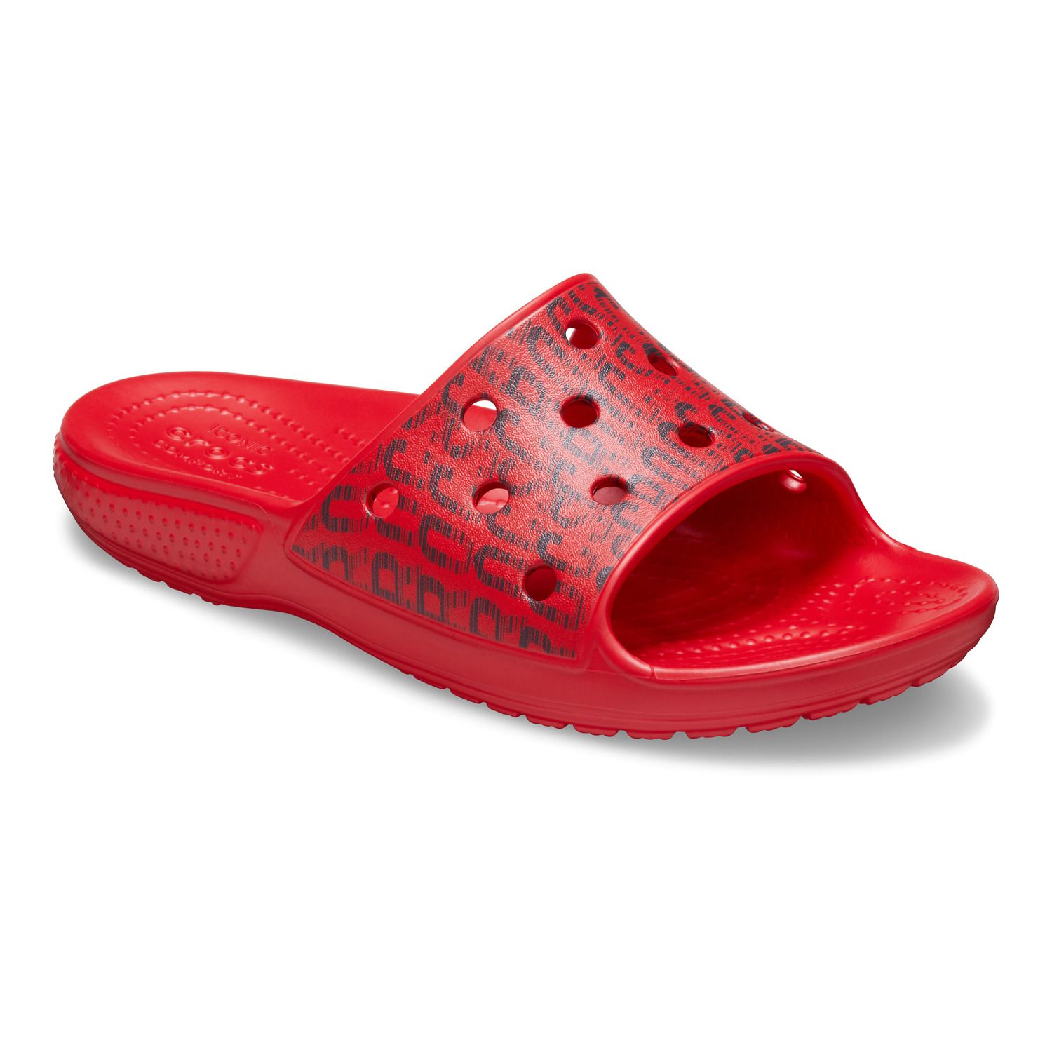 boys red crocs