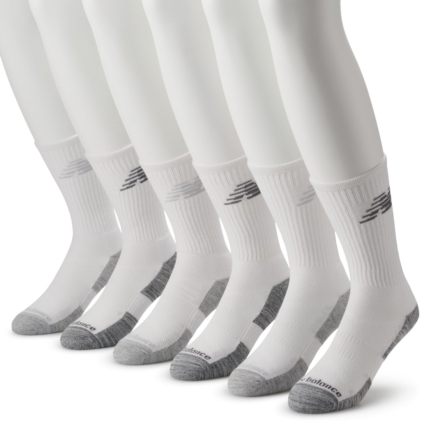 men's white crew socks