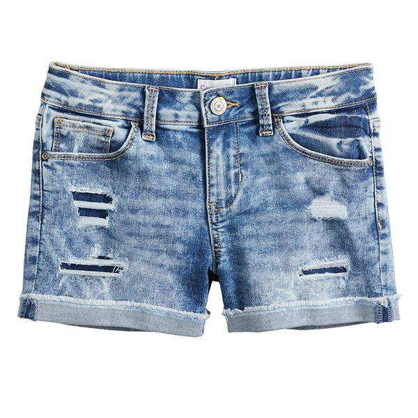 Girls 4-20 & Plus SO® Distressed Shorts