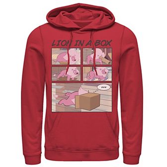 Men's Cartoon Network Stevens Universe Lion In A Box Comic Strip Hoodie