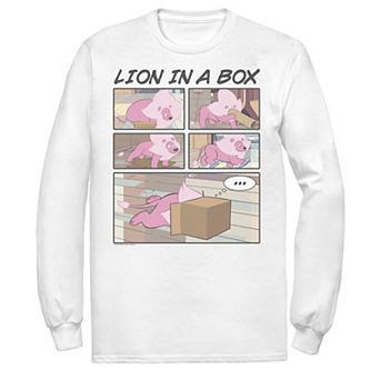 Men's Cartoon Network Stevens Universe Lion In A Box Comic Strip Tee