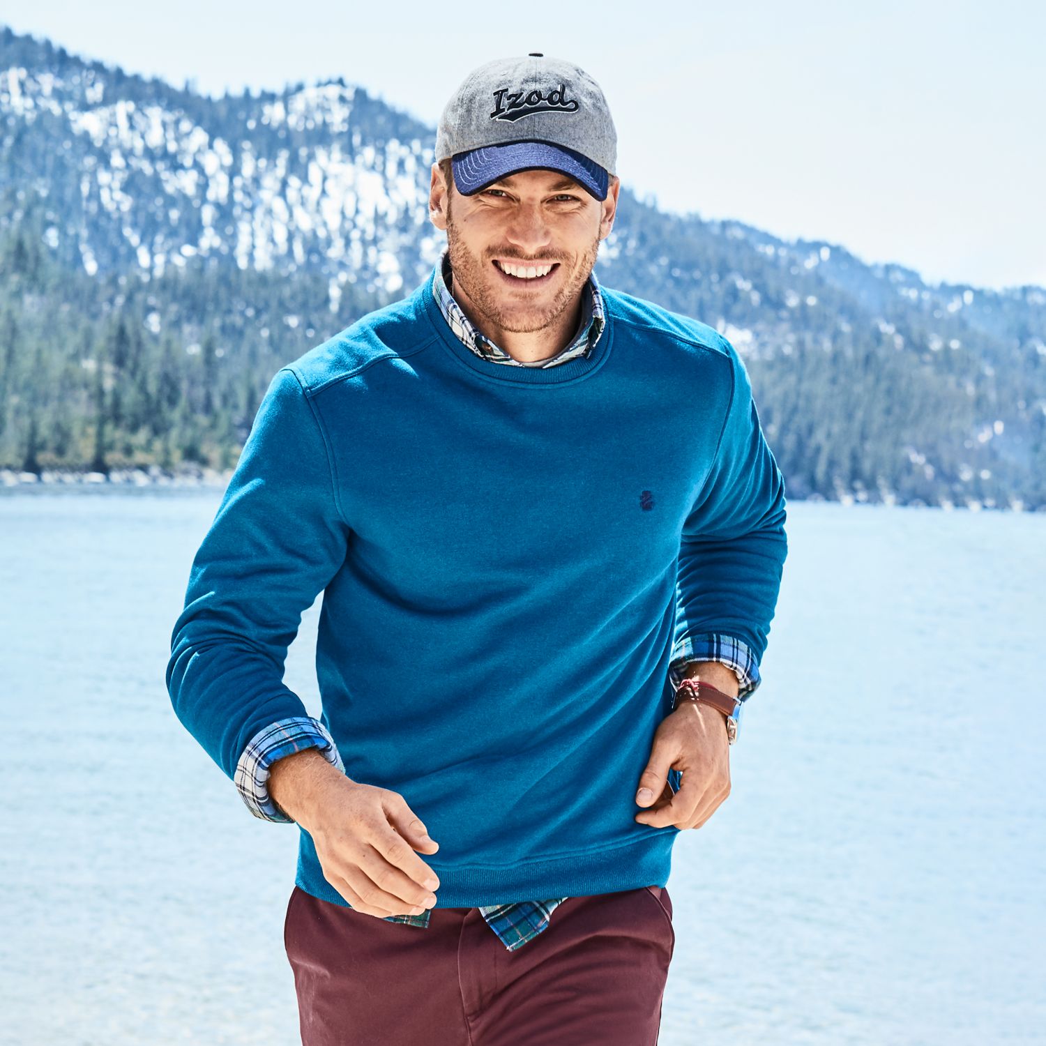 Izod Herren Fleece-Pullover Mit Viertelreißverschluss – Weich, Dehnbar, Atmungsaktiv
