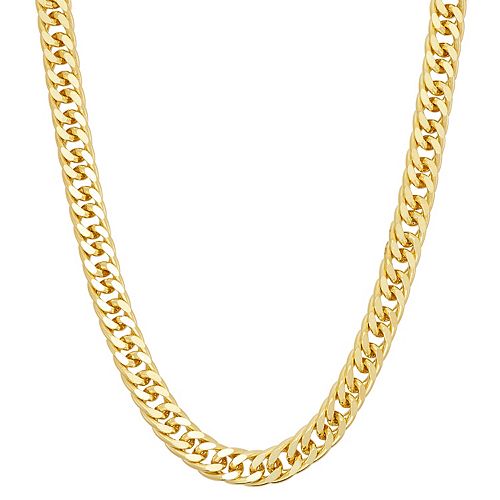 Men's Sterling Silver Miami Cuban Curb Chain Necklace