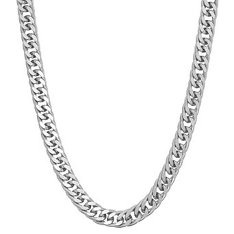 Men's Giorgio di Vicenza Sterling Silver Miami 4.6mm Cuban Curb Chain Necklace