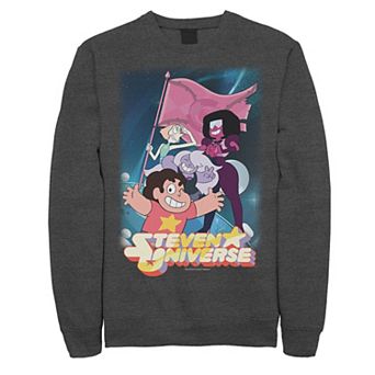Men's Cartoon Network Steven Universe Team Flag Poster Sweatshirt