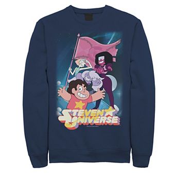 Men's Cartoon Network Steven Universe Team Flag Poster Sweatshirt