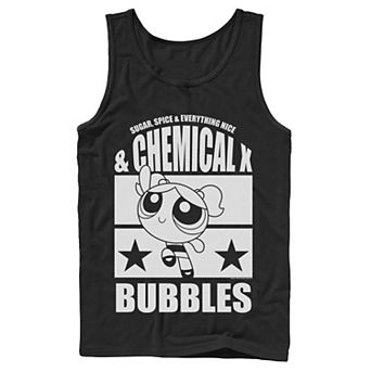 Men's Cartoon Network Powerpuff Girls Bubbles Chemical X Tank Top