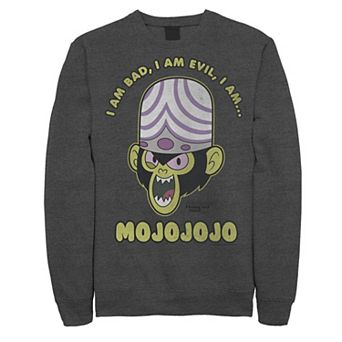Men's Cartoon Network Mojo Intro "I Am Bad, I Am Evil, I Am... MOJOJOJO" Fleece