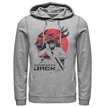 Men's Cartoon Network Samurai Jack The Warrior & The Sun Sketch Hoodie