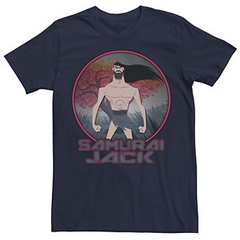 Men's Cartoon Network Samurai Jack The Meditating Warrior Badge Tee