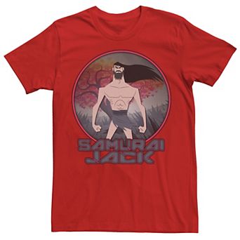 Men's Cartoon Network Samurai Jack The Meditating Warrior Badge Tee