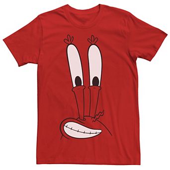 Men's Nickelodeon SpongeBob SquarePants Mr. Krabs Big Face Tee