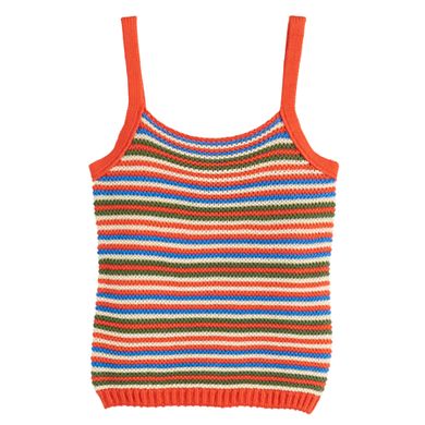 Juniors' Vylette™ Stripe Sweater Tank