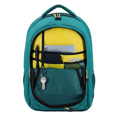 Eddie Bauer Shasta Neon Yellow and Blue Daypack Eddie Bauer | Bags | Eddie Bauer Lime Green Backpack With  main image 4