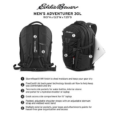 Eddie Bauer Men's Adventurer 30L Backpack
