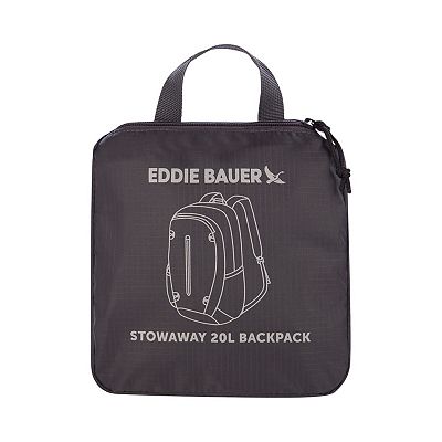 Sac à Dos Eddie Bauer Stowaway 20L - Pliable, Léger - Noir Et Jaune (occasion)