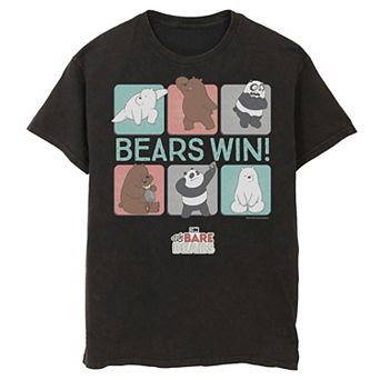 Men's Cartoon Network We Bare Bears Portrait Panels Tee