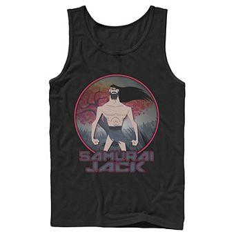 Men's CN Samurai Jack Circle Portrait Logo Tank Top