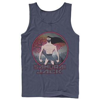Men's CN Samurai Jack Circle Portrait Logo Tank Top