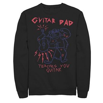 Men's Cartoon Network Stevens Universe Guitar Dad Teaches You Guitar Fleece