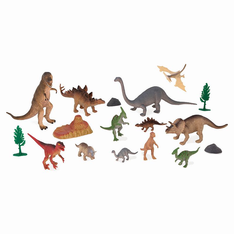 Terra Prehistoric World Toy Dinosaurs Set, Multicolor