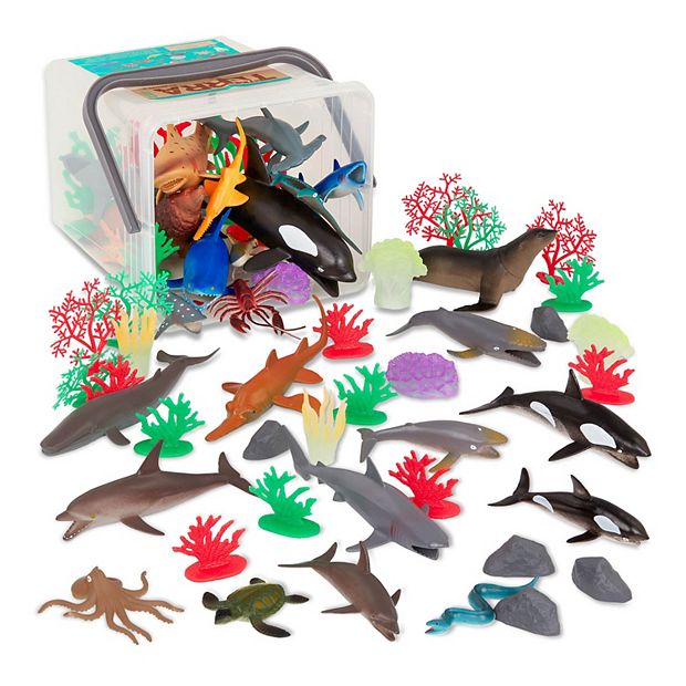 Terra By Battat – Toy Sea Animals – Whale, Dolphin, Penguin