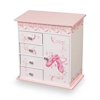 Mele & Co. Trissa Girls Musical Ballerina Jewelry Box