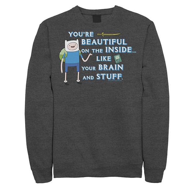 Men's Adventure Time Finn You're Beautiful On The Inside Portrait