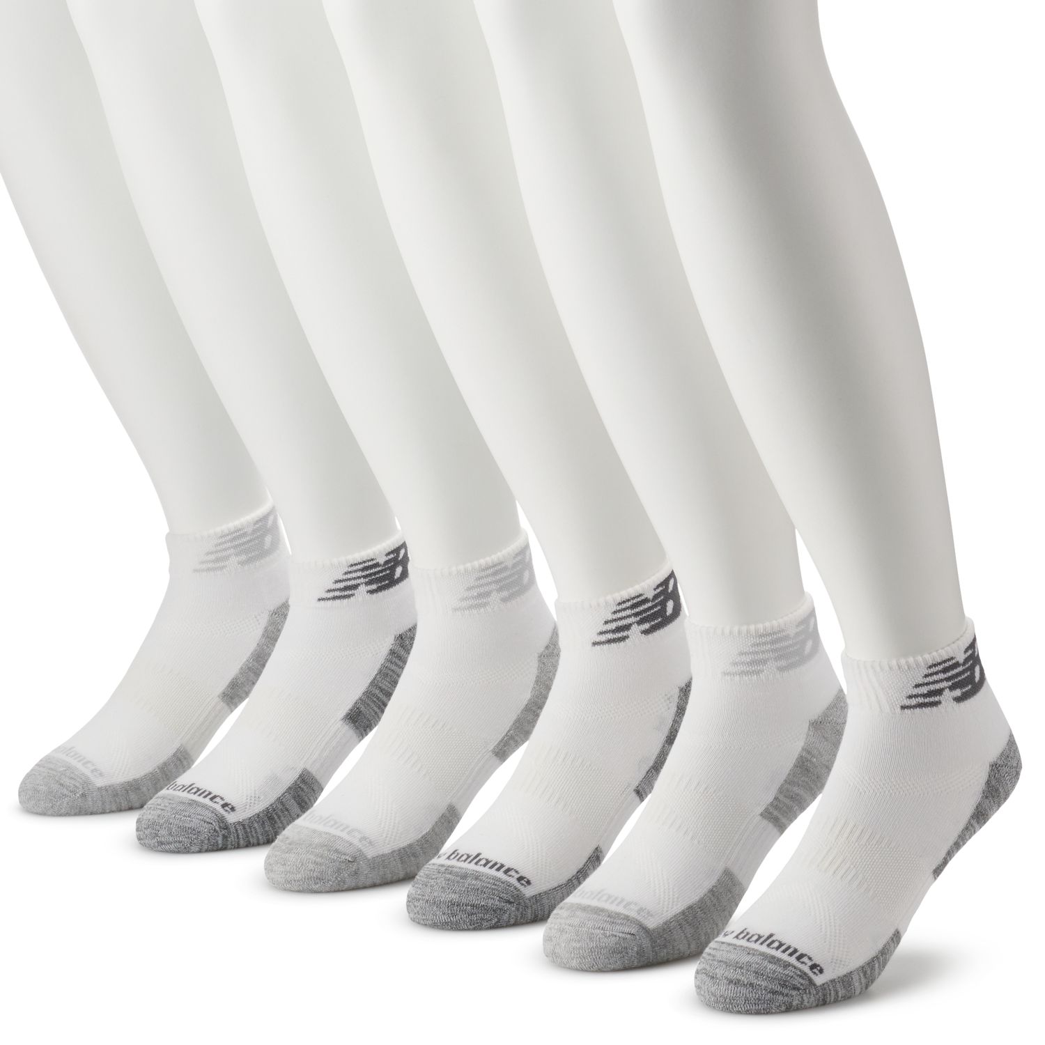 new balance white socks