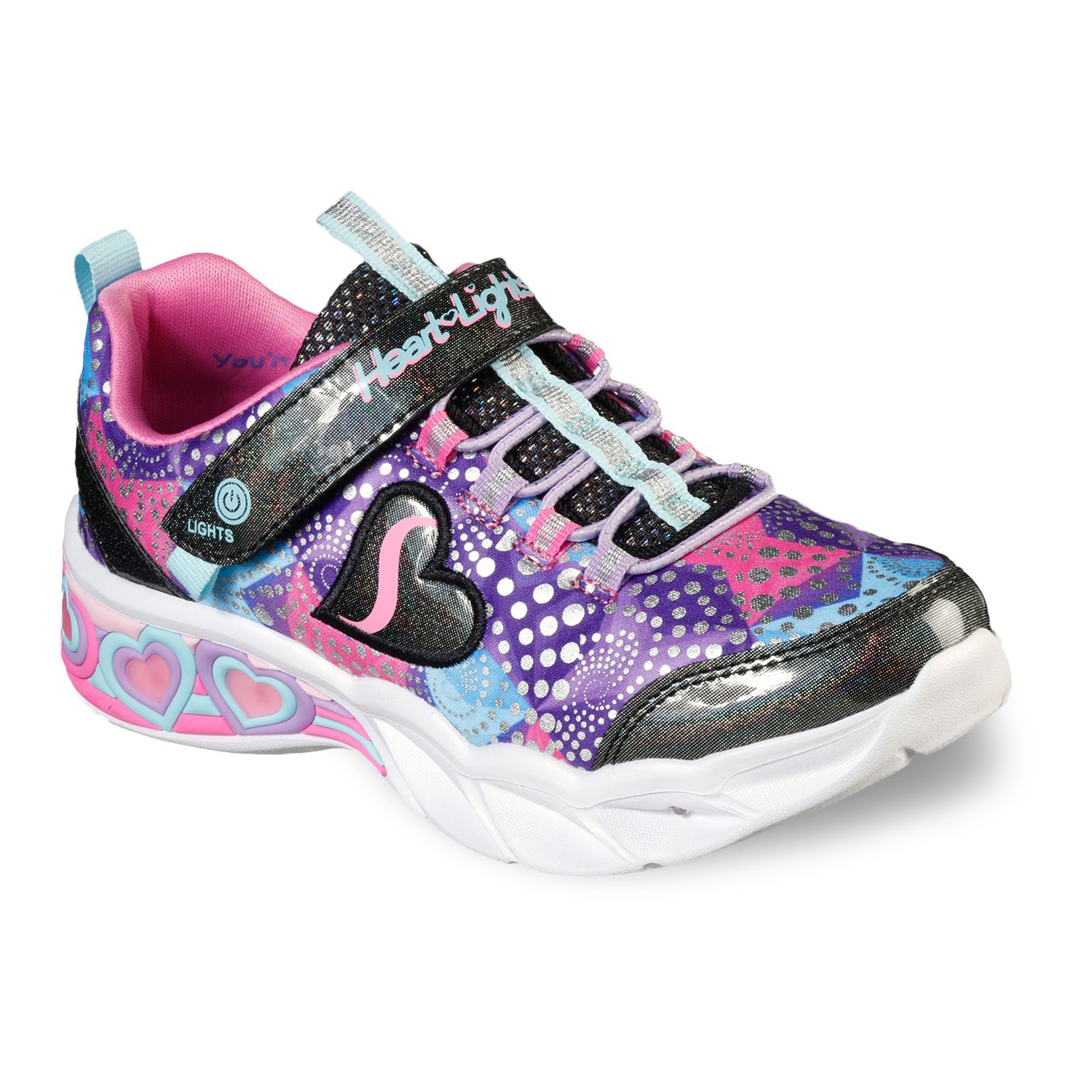 sketchers girls lights