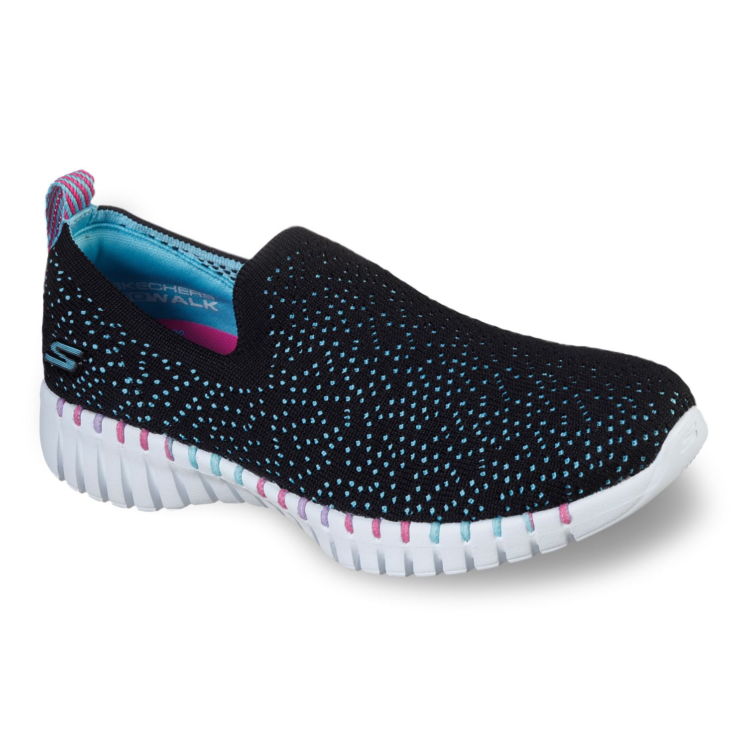 skechers girls black shoes