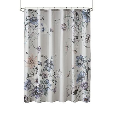 Madison Park Gisele Printed Cotton Shower Curtain