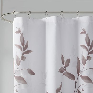 Madison Park Vera Burnout Printed Shower Curtain