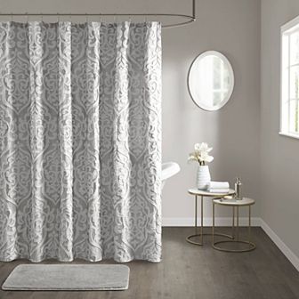 Madison Park Dillon Jacquard Shower Curtain