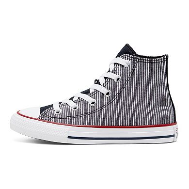 Boys' Converse Chuck Taylor All Star Pinstripe High Top Shoes