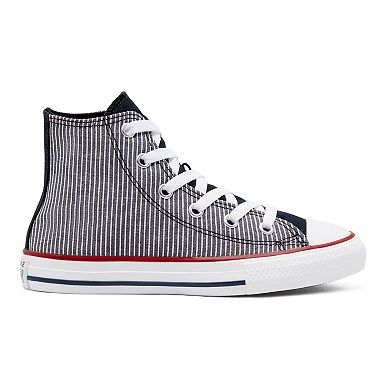 Boys' Converse Chuck Taylor All Star Pinstripe High Top Shoes