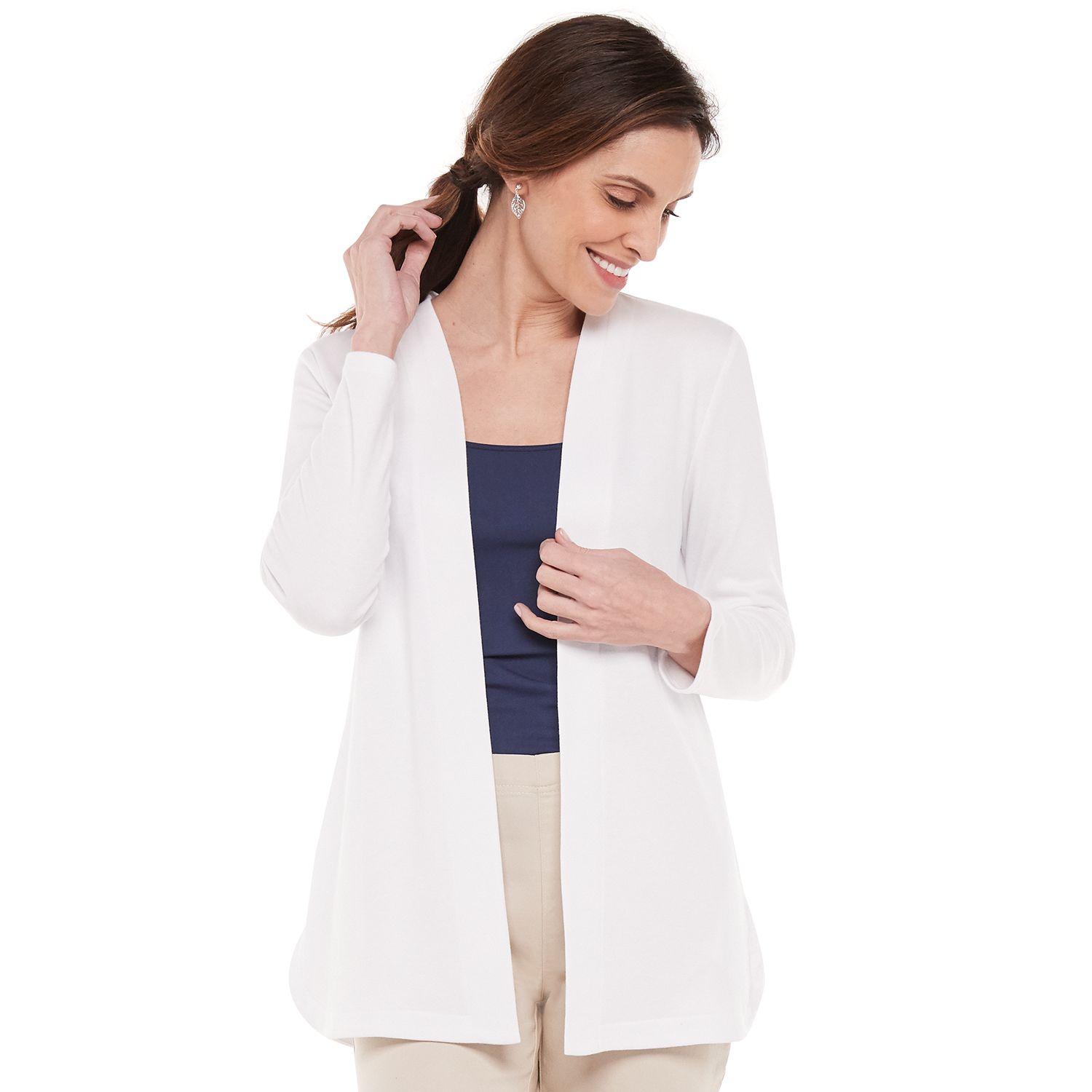 kohls petite cardigans