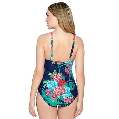 Women's Apt. 9® Keyhole Halter One-Piece Swimsuit