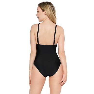 Women's Apt. 9® Mesh Panel One-Piece Swimsuit
