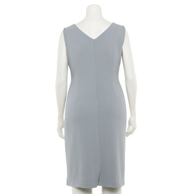 Plus Size Maya Brooke Sheath Evening Dress & Georgette Jacket Set