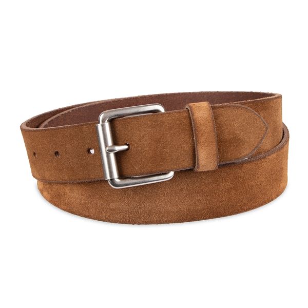 Comfort Leather Belt with Prong Buckle for Women 115- Brown PL