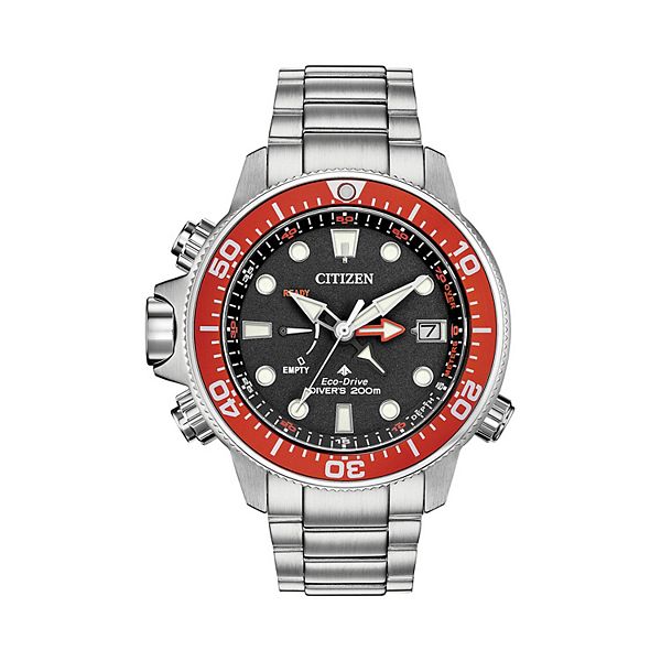 Citizen Eco-Drive Men's Promaster Aqualand Stainless Steel Dive Watch -  BN2039-59E