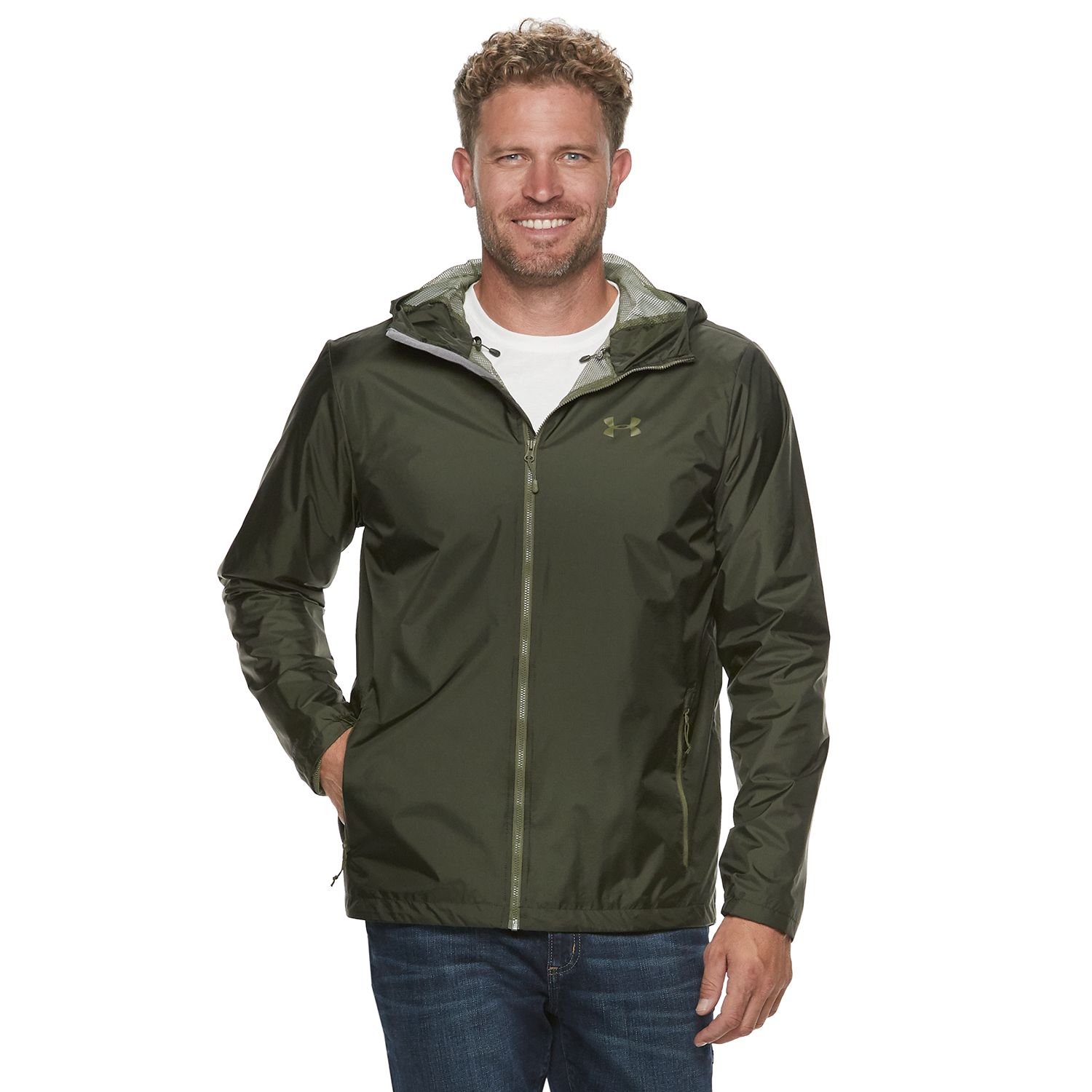 men's under armour forefront rain jacket