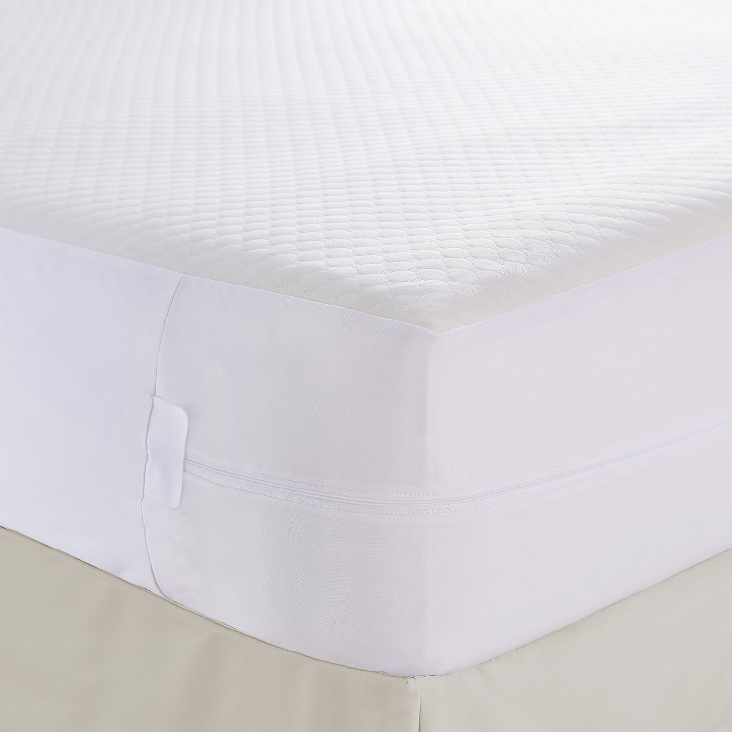AllerEase Fresh and Cool Allergy Protection Mattress Pad - White, King -  Kroger